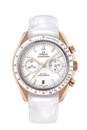 Omega 311.63.44.51.04.002 : Speedmaster Moonwatch Co-Axial Orange Gold / White