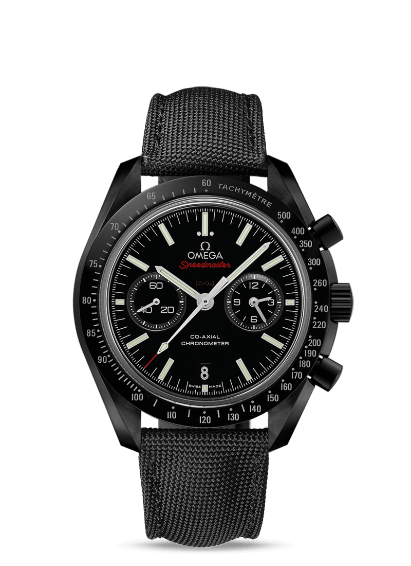 Omega 311.92.44.51.01.007 : Speedmaster Moonwatch Co-Axial Dark Side of the Moon /  Folding Clasp