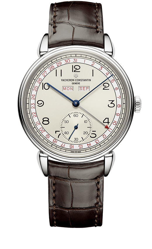 Vacheron Constantin 3110V/000A-B425 : Historiques Triple Calendrier 1942 Stainless Steel / Silver /  Burgundy