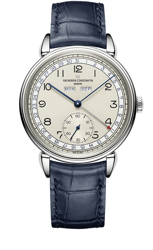 Vacheron Constantin 3110V/000A-B426 : Historiques Triple Calendrier 1942 Stainless Steel / Silver /  Blue