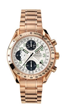 Omega 3123.33.00 : Speedmaster Day-Date 39 Red Gold / Silver / Bracelet