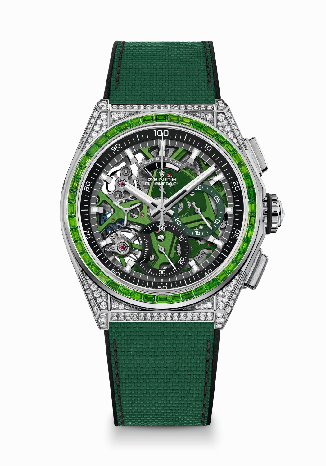 Zenith 32.9008.9004/08.R943 : Defy El Primero 21 Spectrum - Green