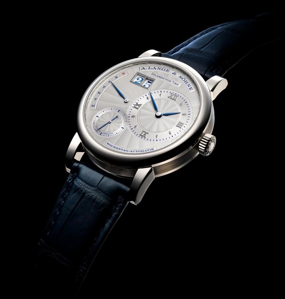A. Lange & Söhne 320.040 : Lange 1 Daymatic White Gold / Silver Guilloche / Tokyo Boutique