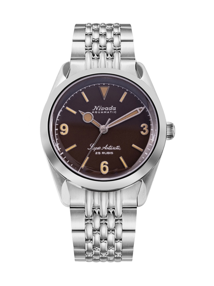Nivada Grenchen 32031A04 : Super Antarctic 3.6.9. Tropical / Stainless Steel / Beads of Rice