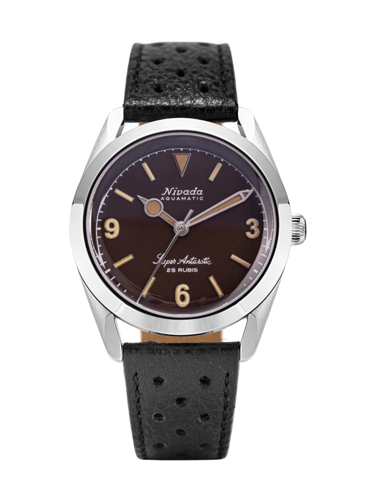 Nivada Grenchen 32031A10 : Super Antarctic 3.6.9. Tropical / Stainless Steel / Black Racing