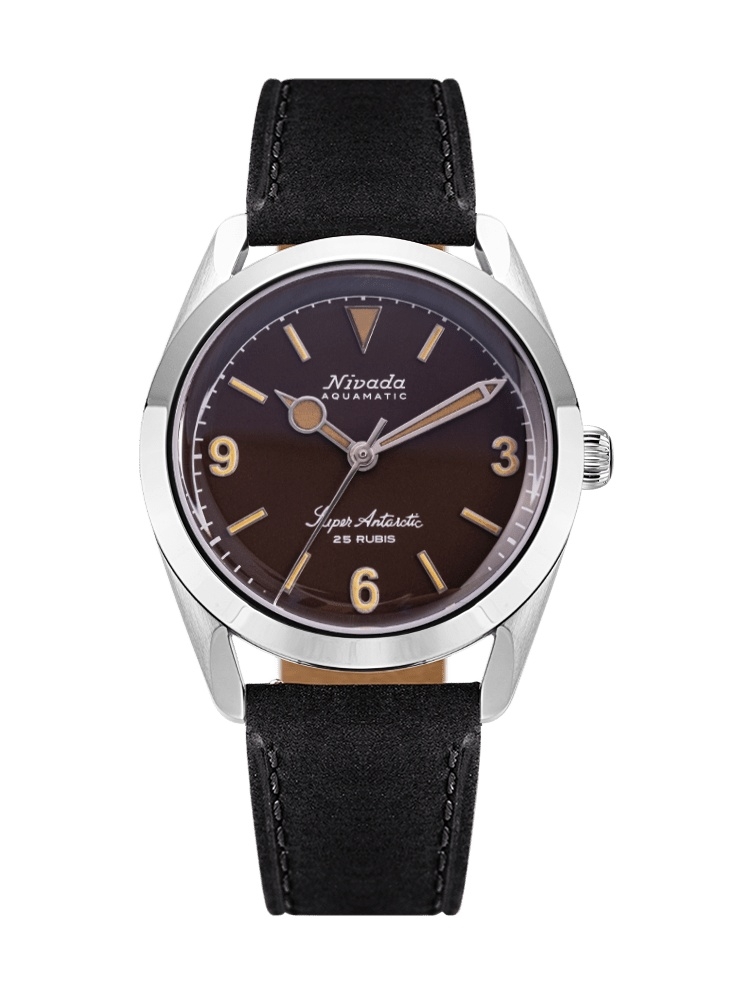 Nivada Grenchen 32031A17 : Super Antarctic 3.6.9. Tropical / Stainless Steel / Black