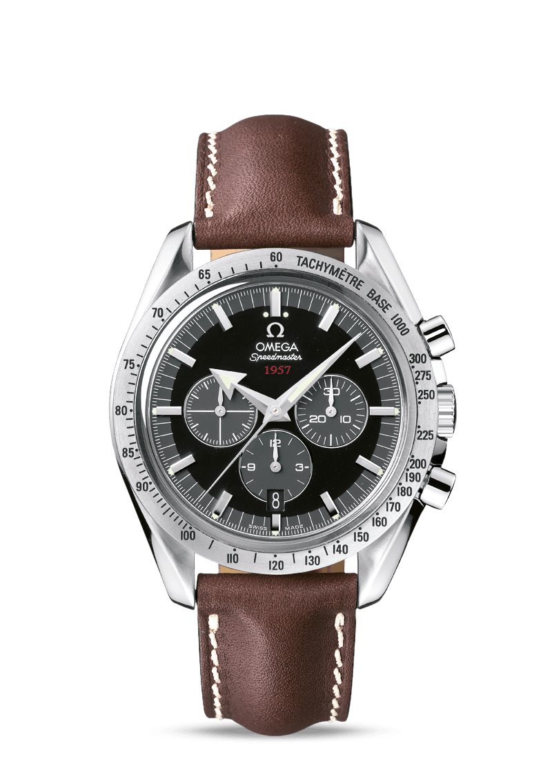 Omega 321.12.42.50.01.001 : Speedmaster Broad Arrow 1957 Stainless Steel / Black