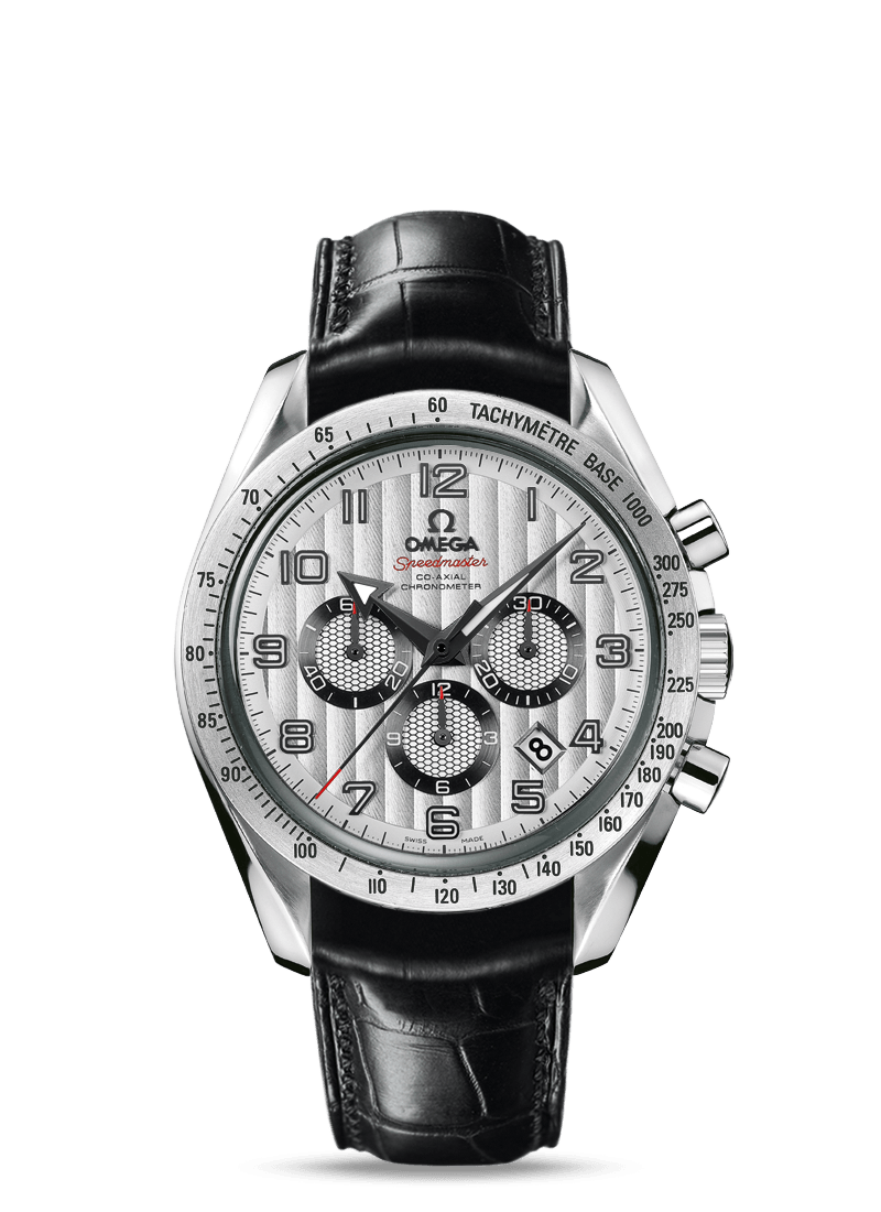 Omega 321.13.44.50.02.001 : Speedmaster Broad Arrow 44.25 Stainless Steel / Silver Stripes