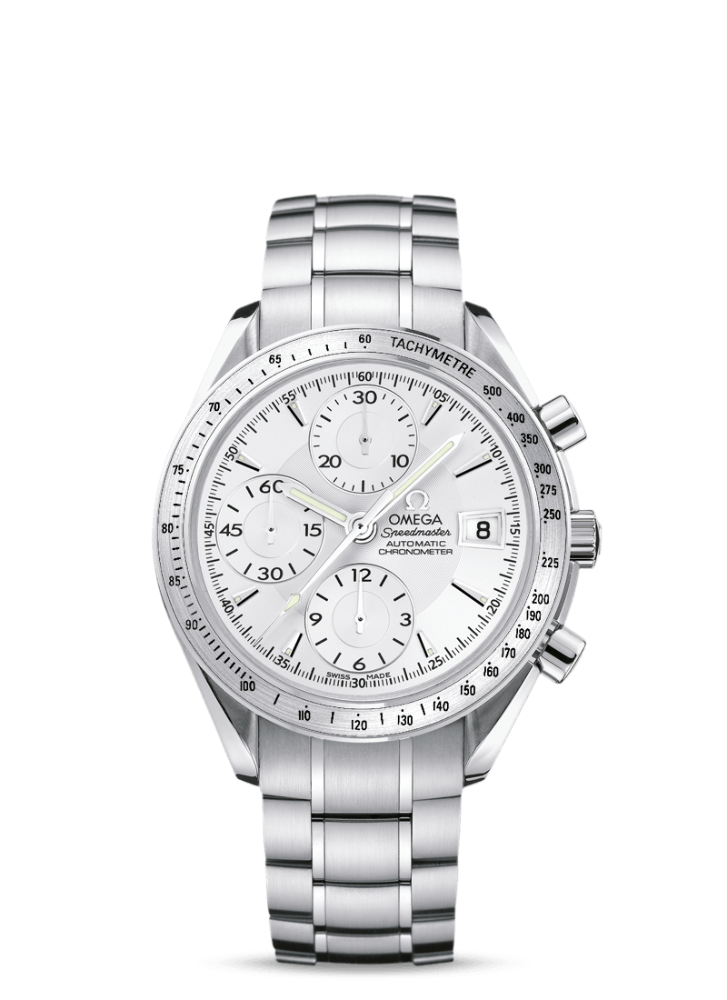 Omega 3211.30.00 : Speedmaster Date 40 Stainless Steel / Silver / Bracelet