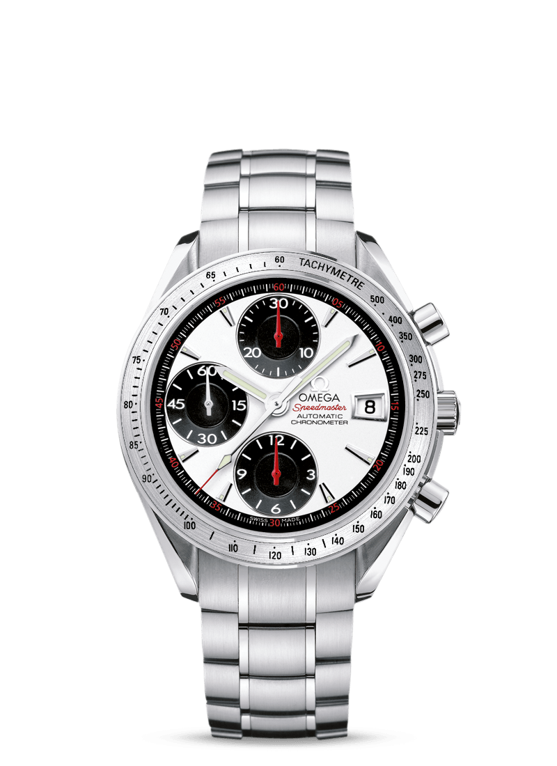 Omega 3211.31.00 : Speedmaster Date 40 Stainless Steel / Panda / Bracelet