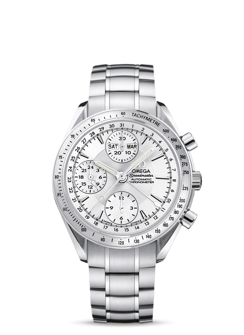 Omega 3221.30.00 : Speedmaster Day-Date 40 Stainless Steel / Silver / Bracelet