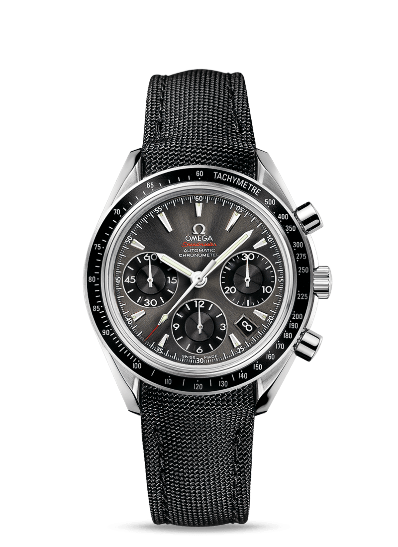 Omega 323.32.40.40.06.001 : Speedmaster Date 40 Stainless Steel / Grey / Codura