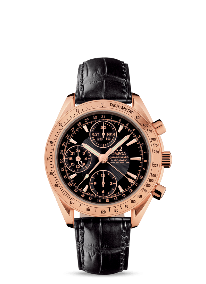 Omega 323.53.40.44.01.001 : Speedmaster Day-Date 40 Red Gold / Black