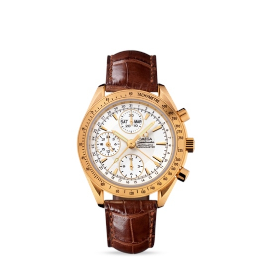 Omega 323.53.40.44.02.001 : Speedmaster Day-Date 40 Yellow Gold / Silver