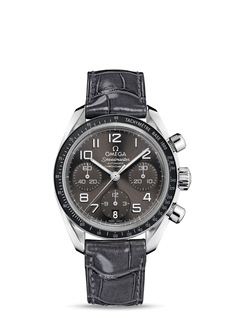 Omega 324.33.38.40.06.001 : Speedmaster Date 38 Stainless Steel / Grey