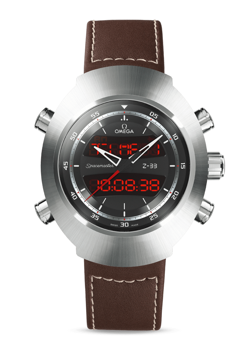 Omega 325.92.43.79.01.002 : Spacemaster Z-33 Titanium / Black / Leather