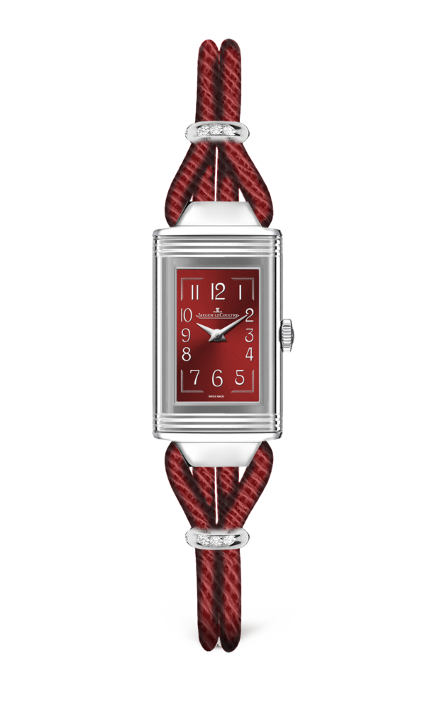 Jaeger-LeCoultre 3268560 : Reverso One Cordonnet Stainless Steel / Red