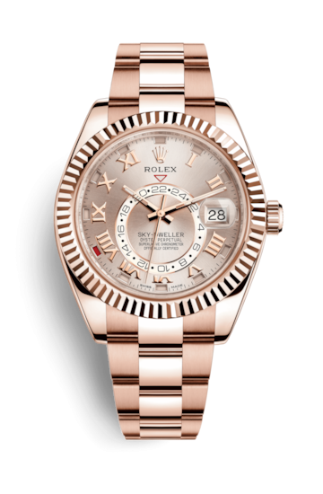 Rolex 326935-0004 : Sky-Dweller Everose / Sundust