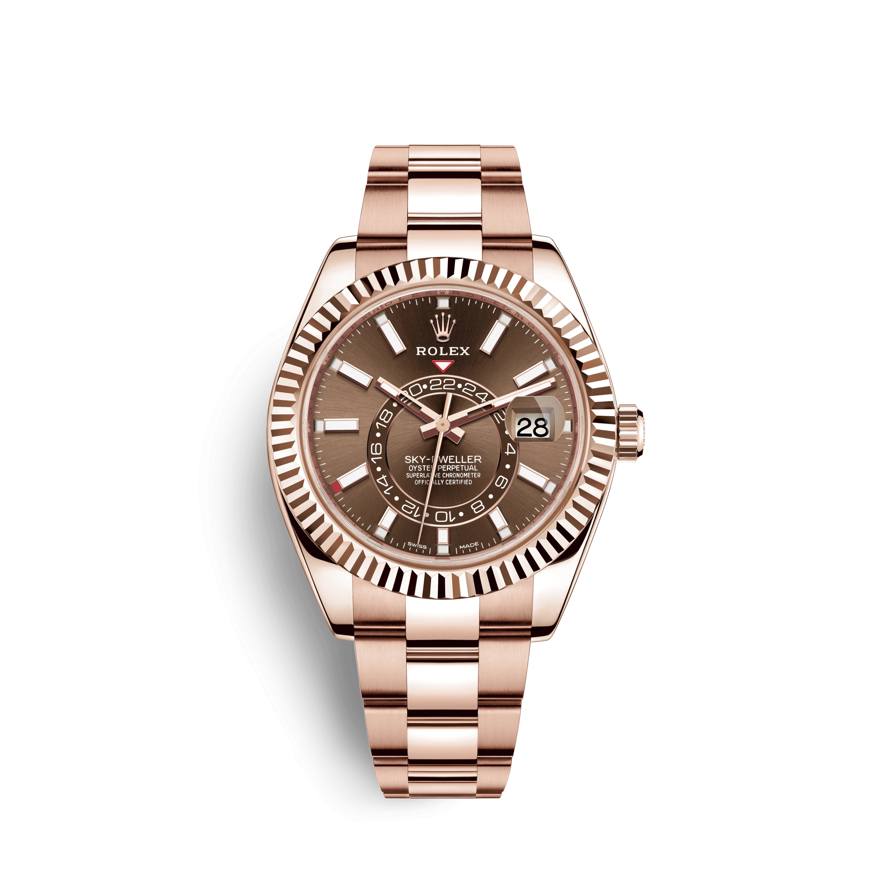 Rolex 326935-0006 : Sky-Dweller Everose / Chocolate
