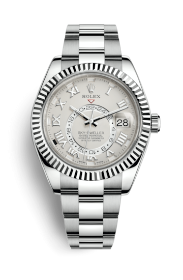 Rolex 326939-0001 : Sky-Dweller White Gold / Ivory