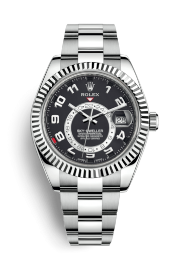 Rolex 326939-0002 : Sky-Dweller White Gold / Black