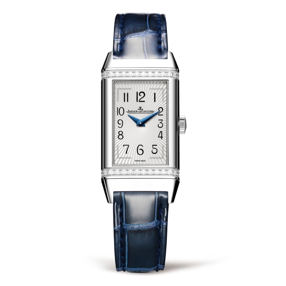 Jaeger-LeCoultre 3288420 : Reverso One Monoface Stainless Steel / Diamond / White / Alligator