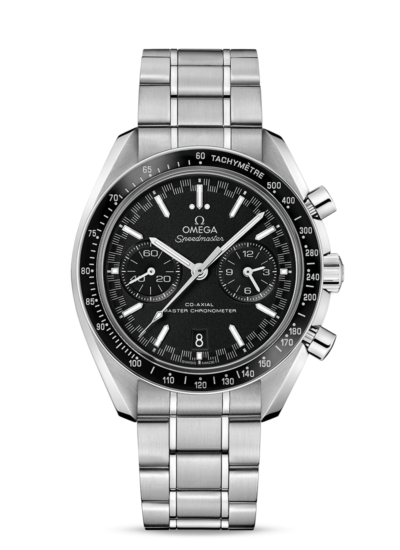 Omega 329.30.44.51.01.001 : Speedmaster Racing Master Co-Axial Stainless Steel / Black / Bracelet