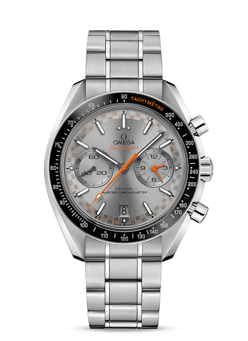 Omega 329.30.44.51.06.001 : Speedmaster Racing Master Co-Axial Stainless Steel / Grey / Bracelet