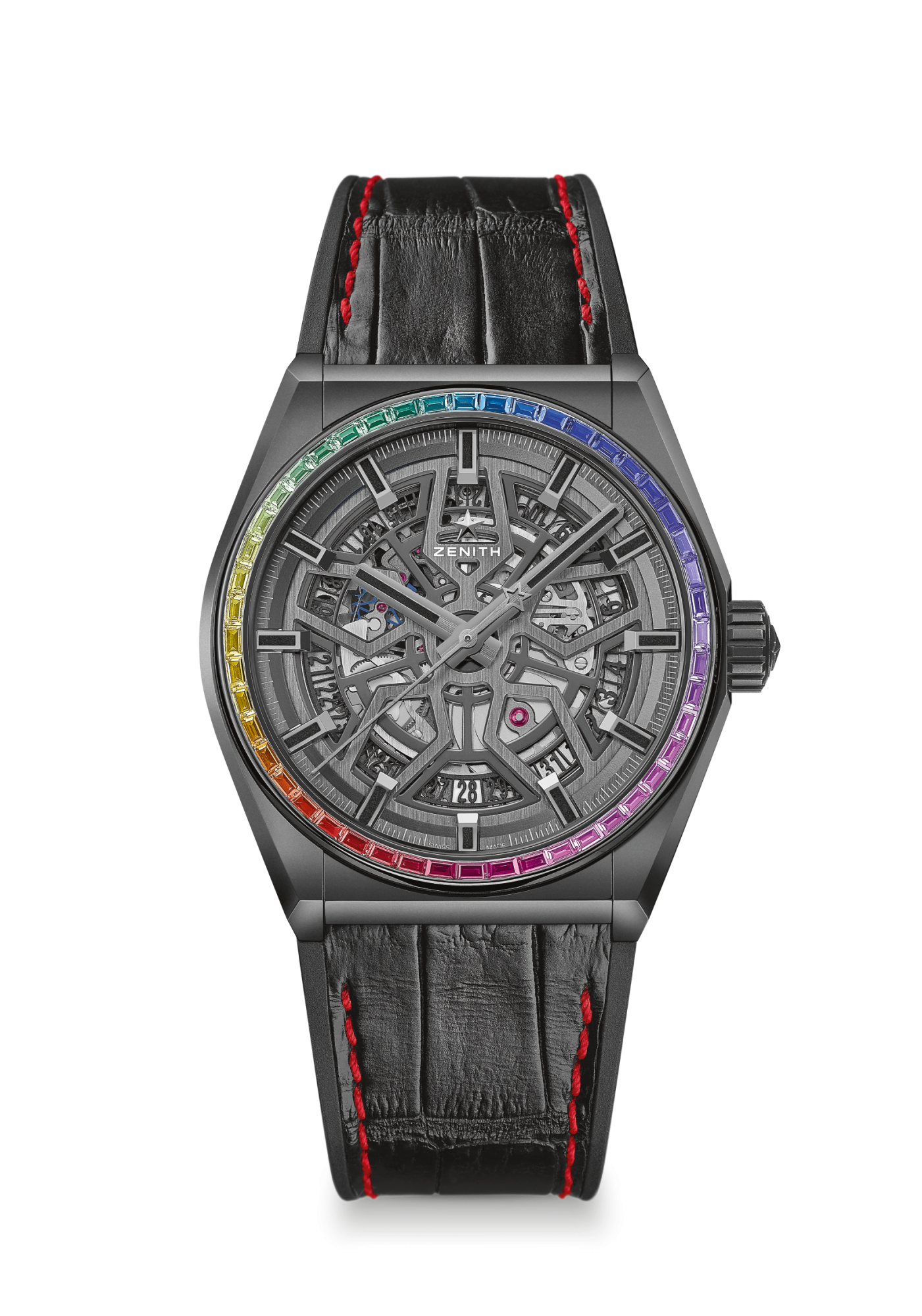 Zenith 33.9002.670/96.R587 : Defy Classic 41mm Black Ceramic / Rainbow / Greater China