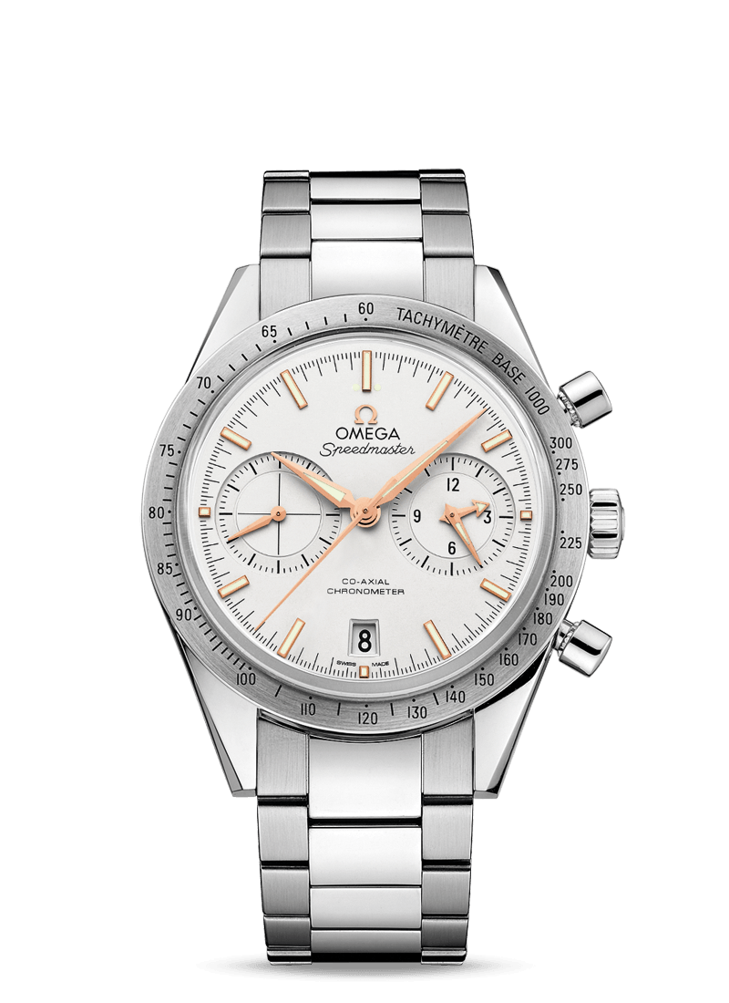 Omega 331.10.42.51.02.002 : Speedmaster 57 Co-Axial Stainless Steel / Silver / Bracelet