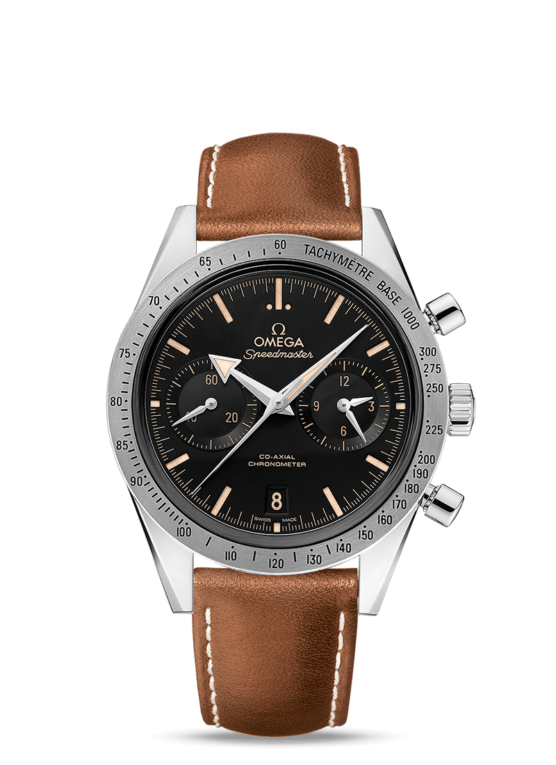 Omega 331.12.42.51.01.002 : Speedmaster 57 Co-Axial Stainless Steel / Black Vintage