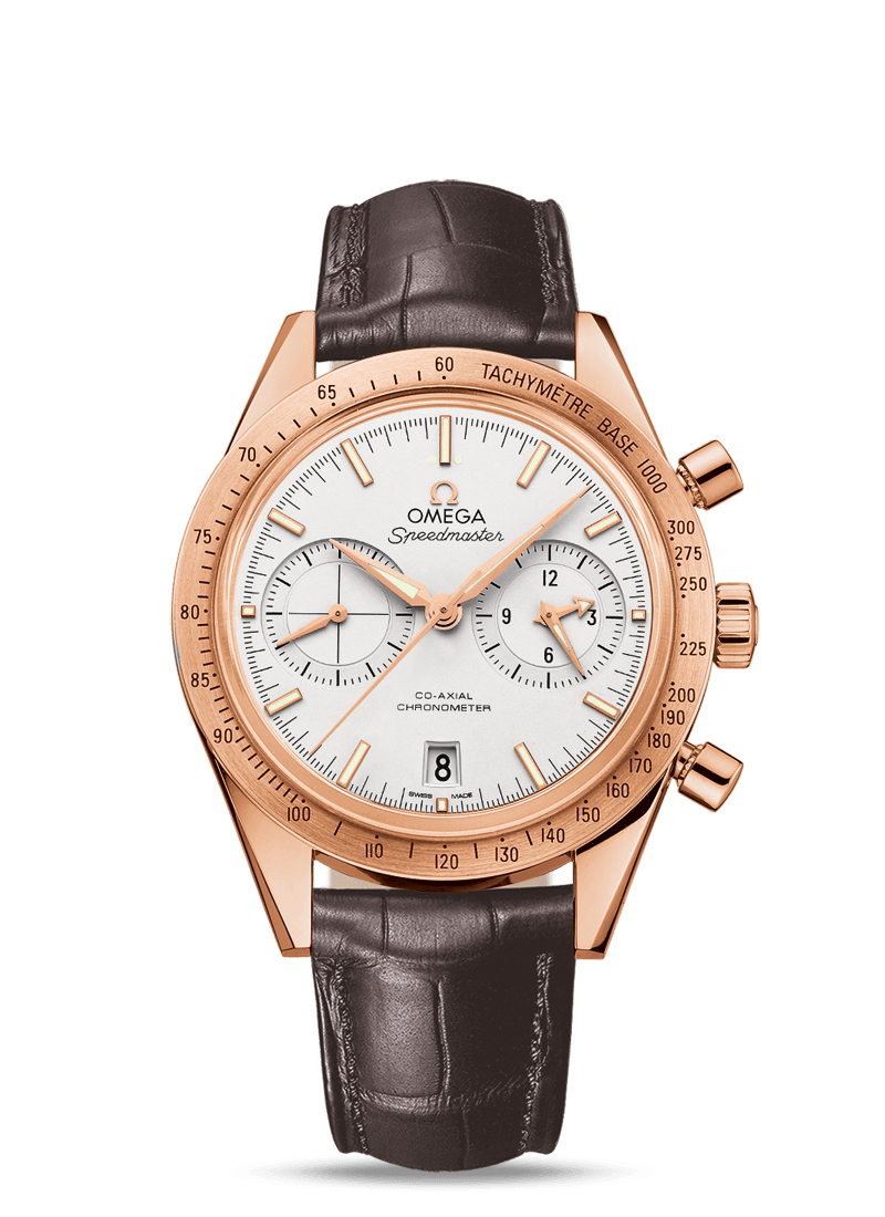 Omega 331.53.42.51.02.002 : Speedmaster 57 Co-Axial Red Gold / Silver