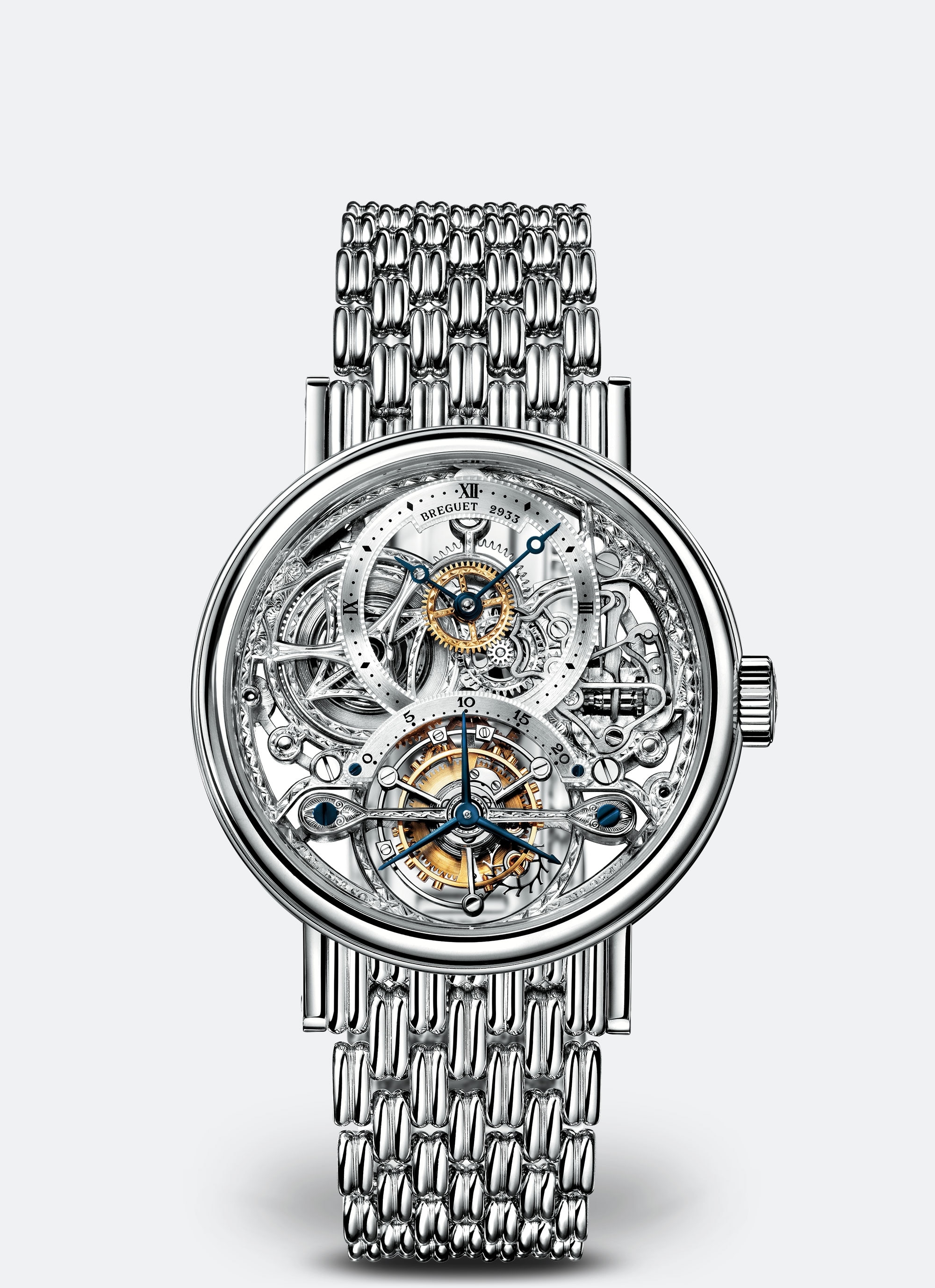 Breguet 3355PT/00/PA0 : Tourbillon 3355 Platinum / Silver / Bracelet
