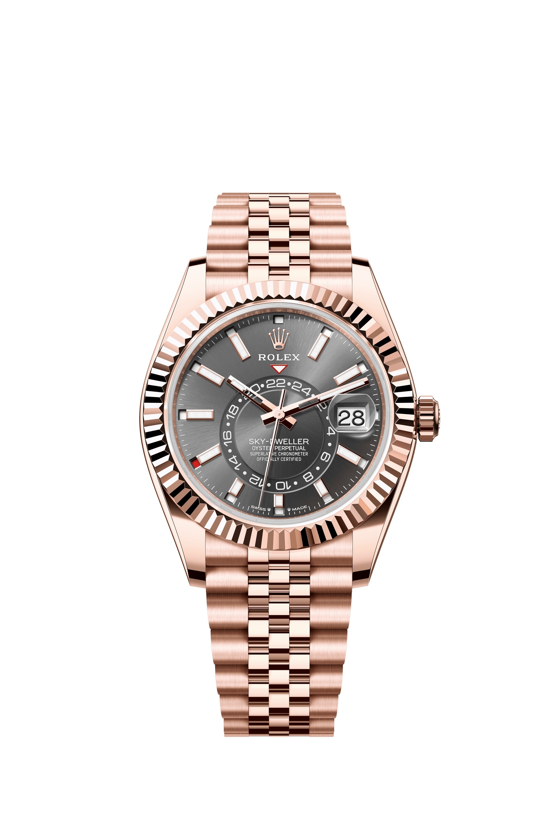 Rolex 336935-0008 : Sky-Dweller Everose / Slate / Jubilee