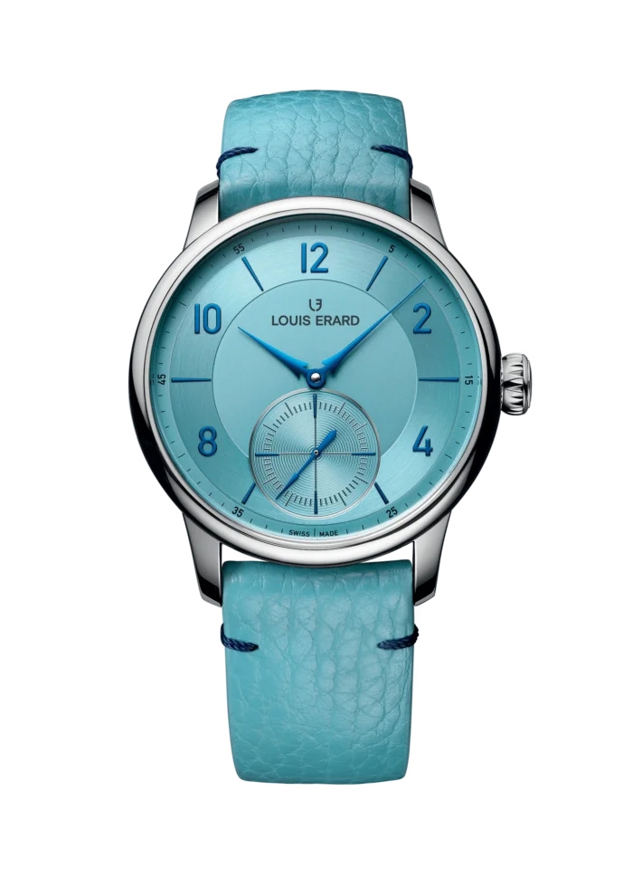 Louis Erard 34248AA08.BVA141 : Excellence Petite Seconde 39 Stainless Steel / Bleu Glacier