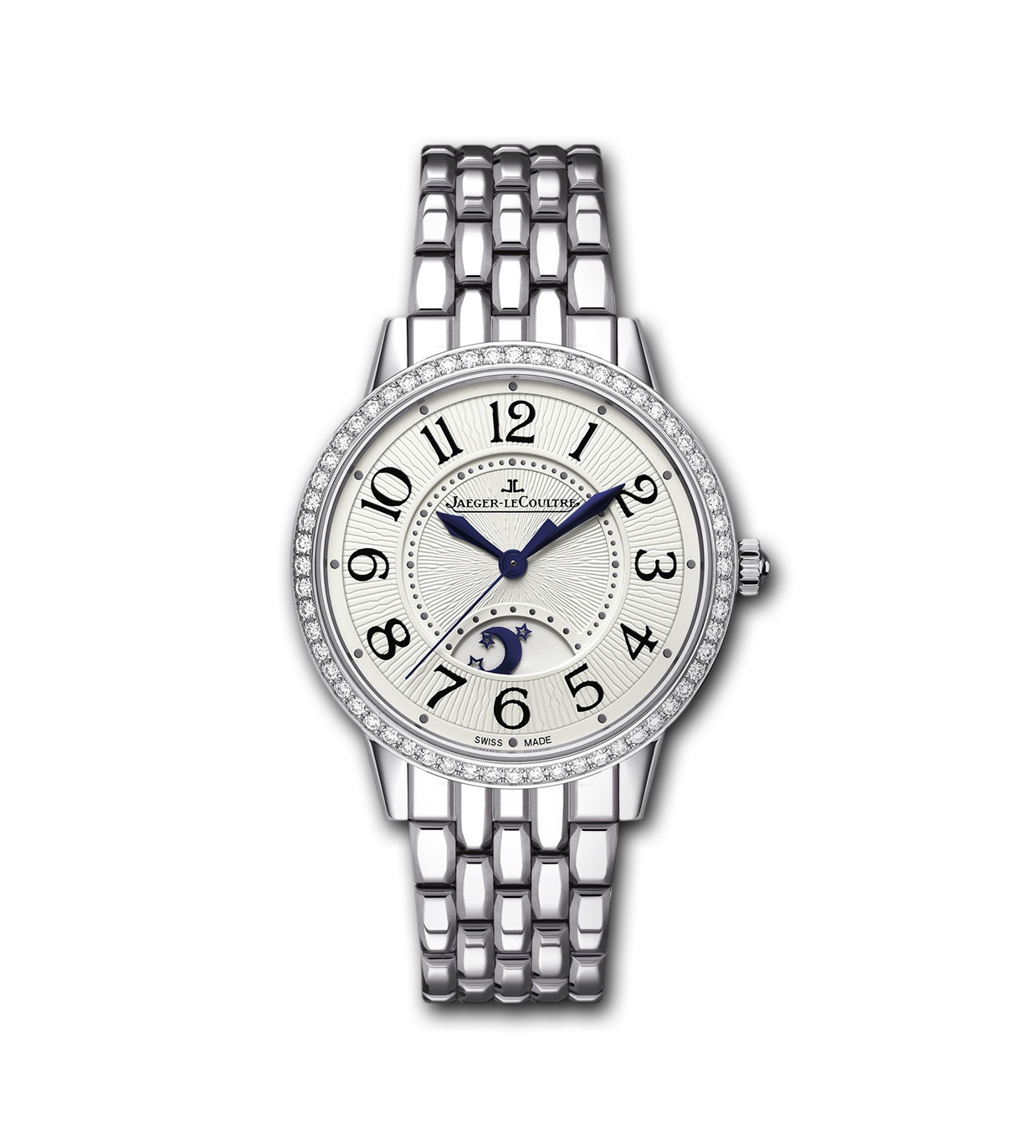 Jaeger-LeCoultre 3448120 : Rendez-Vous Night & Day Stainless Steel - Diamond / Silver / Bracelet