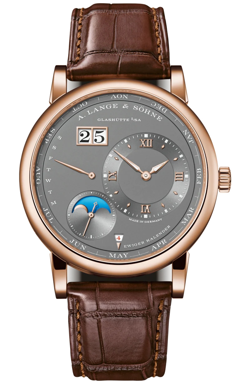 A. Lange & Söhne 345.033 : Lange 1 Perpetual Calendar Pink Gold / Grey