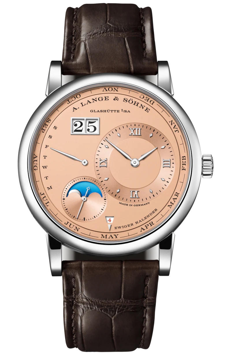 A. Lange & Söhne 345.056 : Lange 1 Perpetual Calendar White Gold / Pink