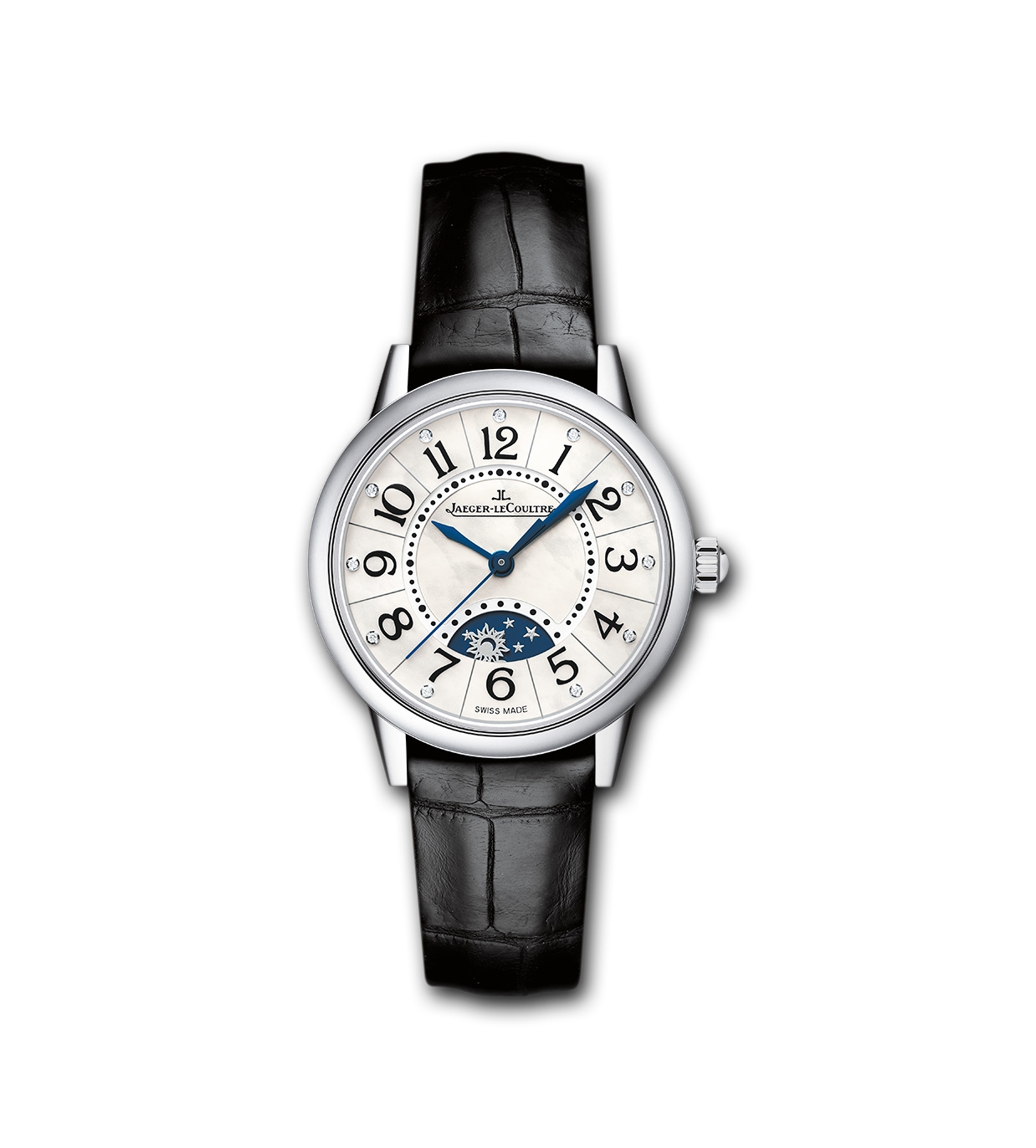 Jaeger-LeCoultre 3468490 : Rendez-Vous Night & Day Black Strap
