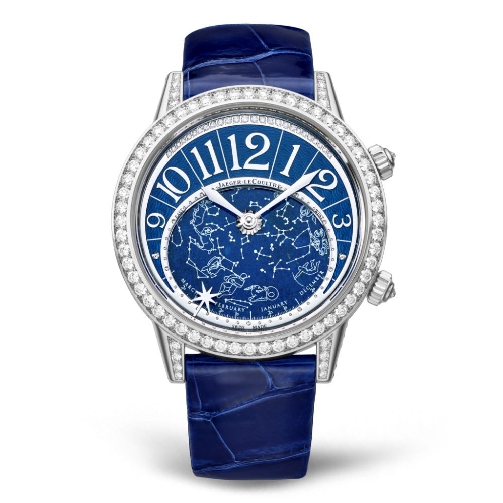 Jaeger-LeCoultre 3483590 : Rendez-Vous Celestial White Gold / Blue / Alligator