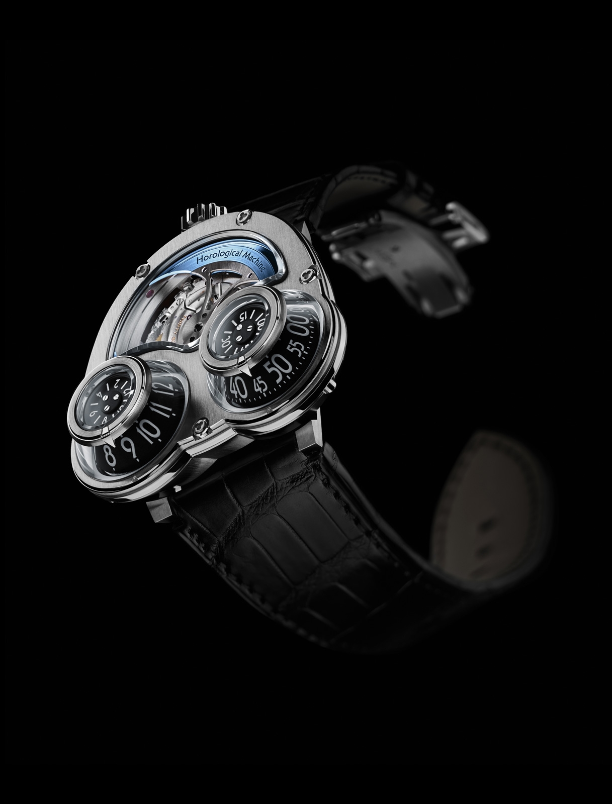MB&F 35.WTL.B : Horological Machine N°3 HM3 Megawind White Gold