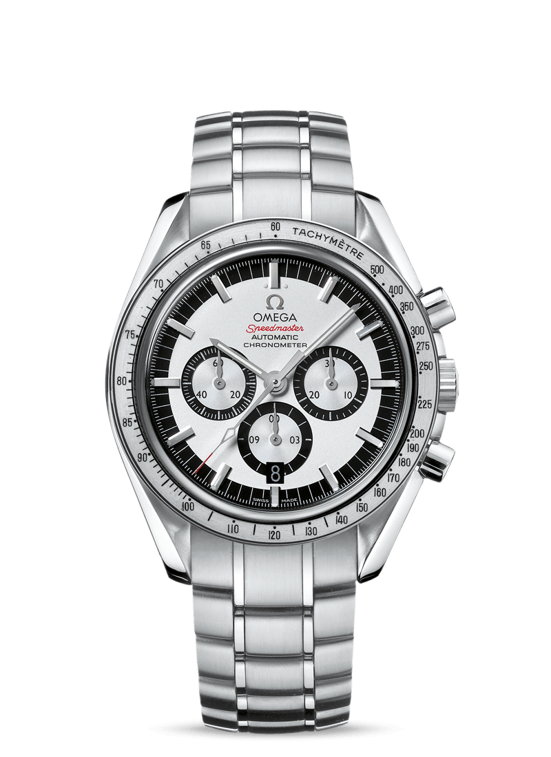 Omega 3506.31.00 : Speedmaster Michael Schumacher Stainless Steel / Silver / Bracelet / The Legend Silver