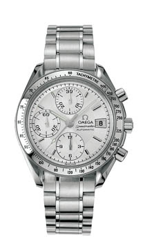 Omega 3513.30.00 : Speedmaster Date 39 Stainless Steel / Silver / Bracelet