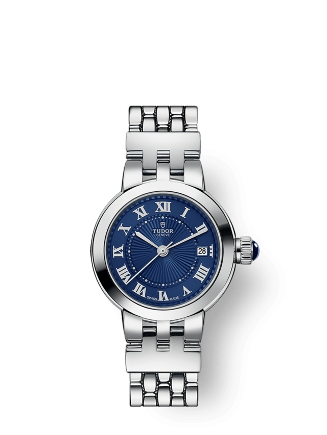 Tudor 35200-0009 : Clair de Rose 26 Stainless Steel / Blue / Bracelet