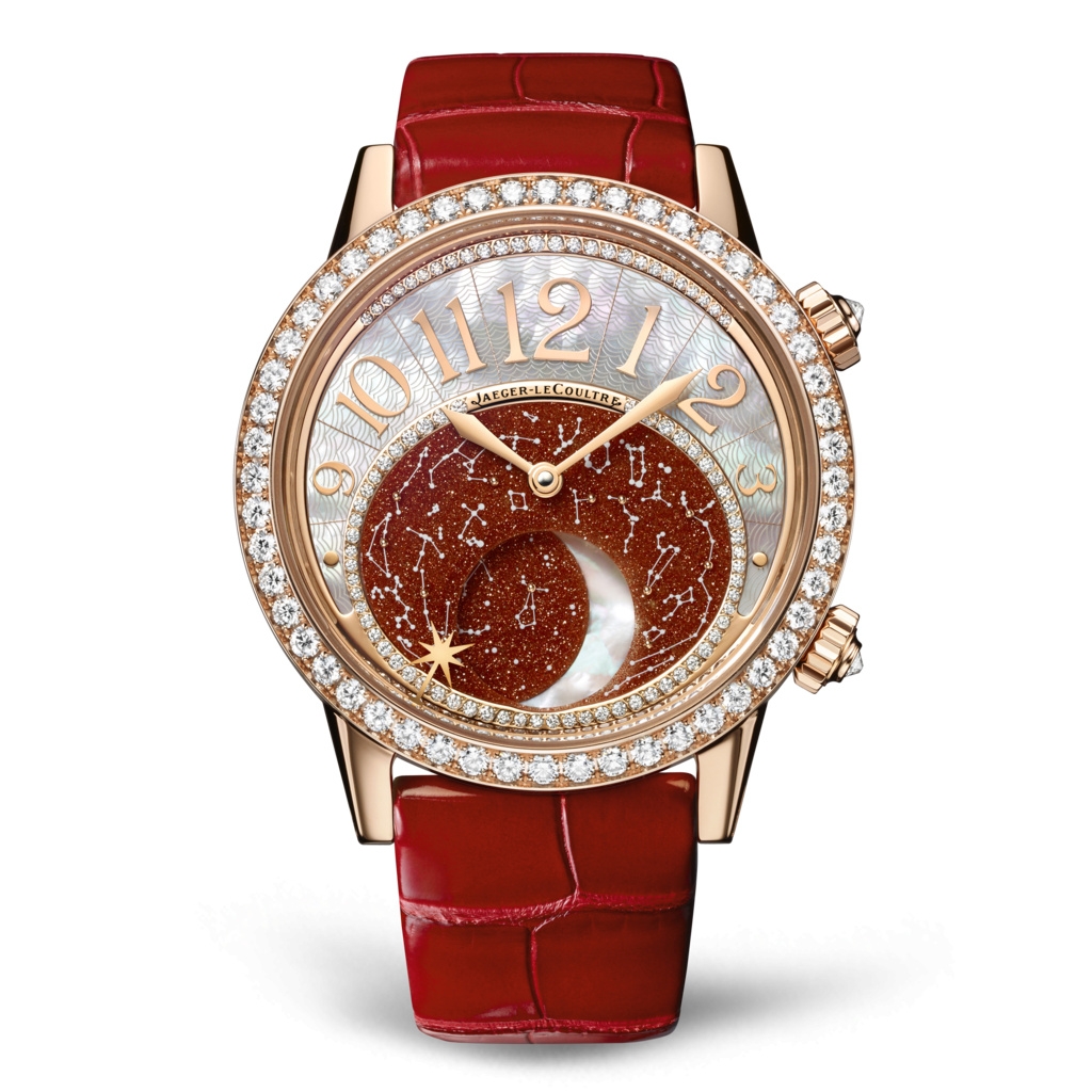 Jaeger-LeCoultre 3532490 : Rendez-Vous Moon Pink Gold - Diamond / MOP - Red  Aventurine