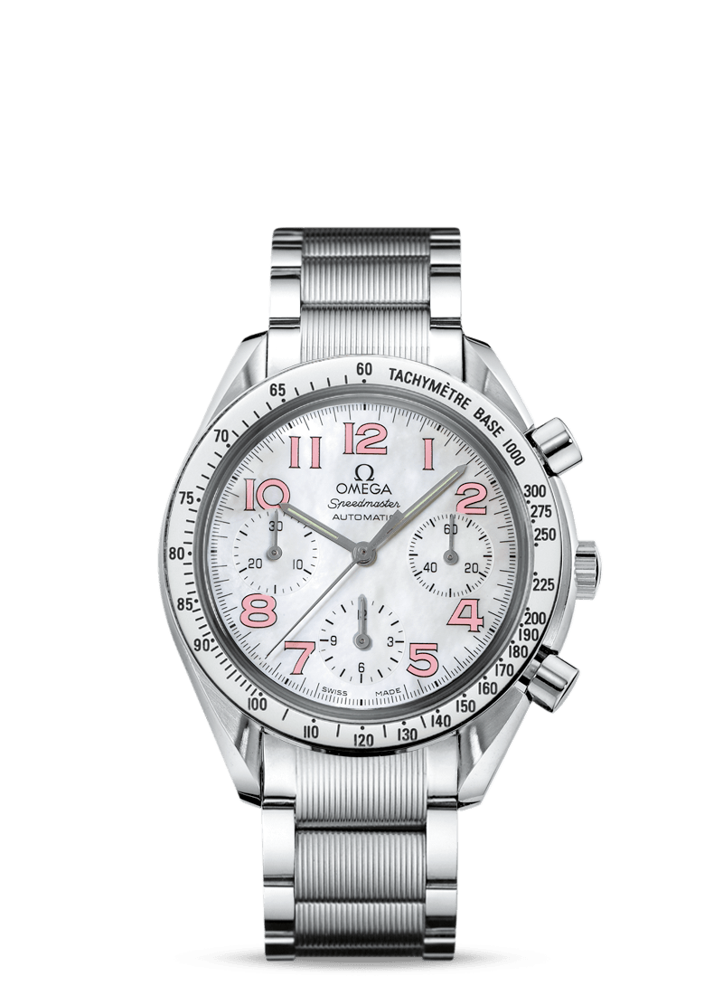 Omega 3534.74.00 : Speedmaster Reduced Ladies Stainless Steel / MOP / Pink / Bracelet