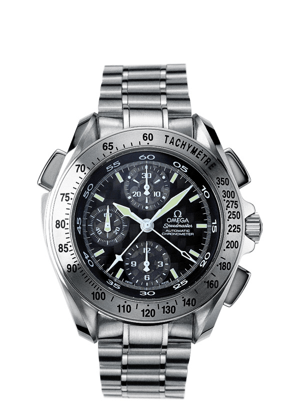 Omega 3540.50.00 : Speedmaster Split-Seconds Stainless Steel / Carbon / Bracelet