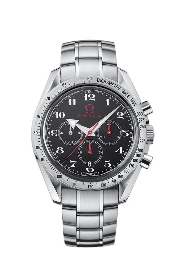 Omega 3556.50.00 : Speedmaster Broad Arrow Stainless Steel / Black / Bracelet / Olympic