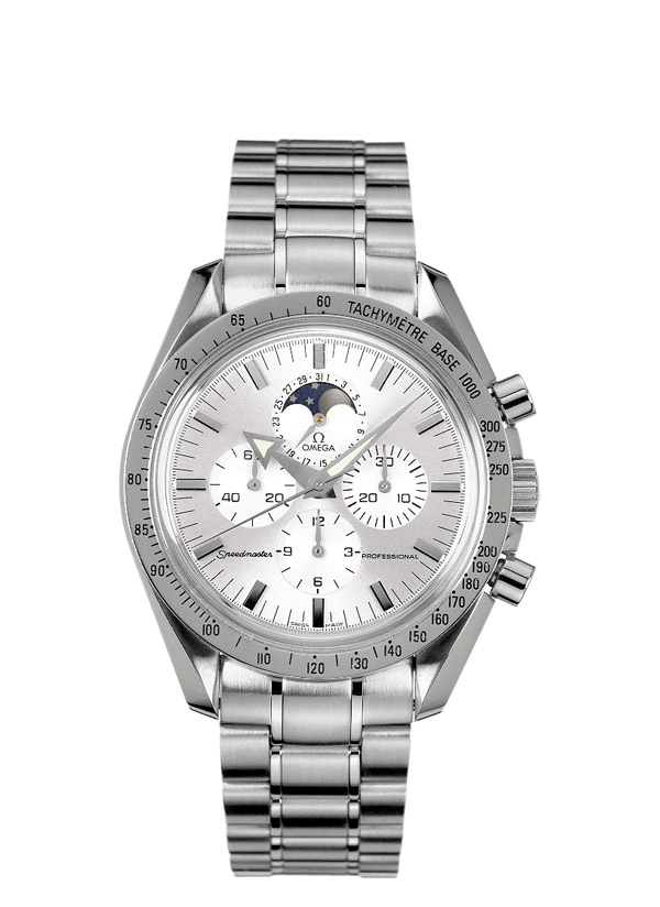 Omega 3575.30.00 : Speedmaster Professional Broad Arrow Moonphase Stainless Steel / Silver / Bracelet