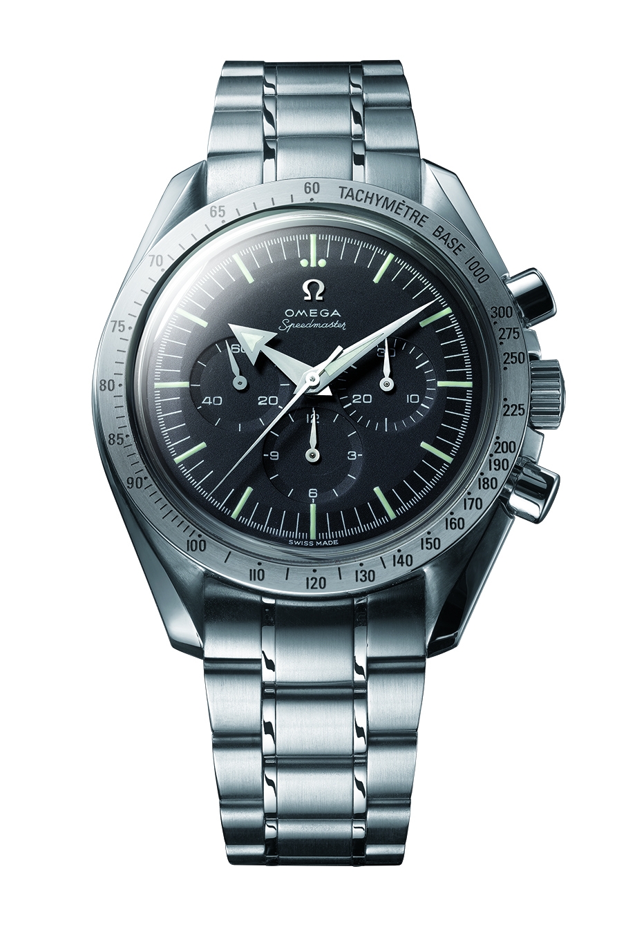 Omega 3594.50.00 : Speedmaster Replica 57 Stainless Steel / Black / Bracelet